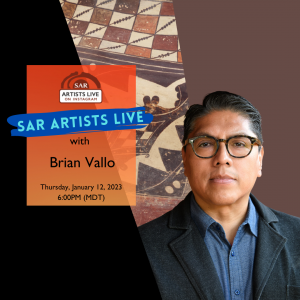 SAR Artists Live on Instagram with Brian D. Vallo @ SAR's Instagram page | Santa Fe | New Mexico | United States