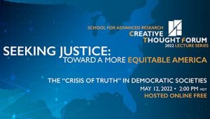 Creative Thought Forum Event: The "Crisis of Truth" in Democratic Societies @ Hosted Online - Register Below